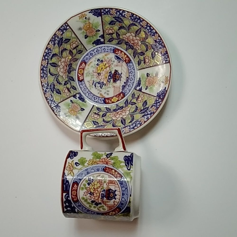 Vintage Porcelain Trina Made In Japan Set Teacup
